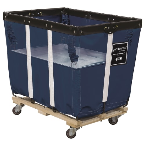 Royal Basket Spring Lift for 16 Bushel Vinyl Basket Truck (SL), Blue